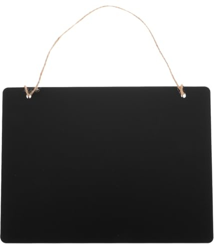 Kreidetafel Zum AufhäNgen - Doppelseitige Tafel Mit Hanfseil 23X17Cm FüR Kreative Nachrichten & Dekoration