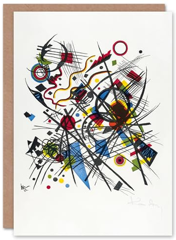 Artery8 Wassily Kandinsky Art Card Lithograph for the Fourth Bauhaus Portfolio