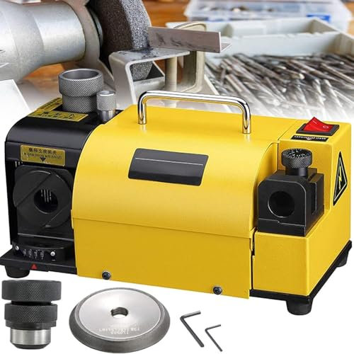 Electric Multitask Sharpening Machine for Drill Bits, Knives & Chisels, Adjustable Angle 90°-140°, Efficient Grinder for Sharpening