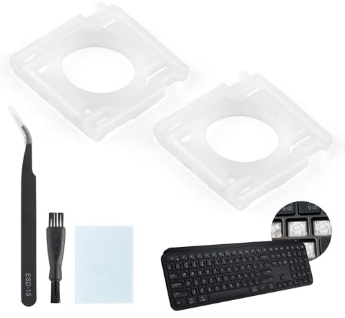 2PCS for Logitech MX Keys Keyboard Hinges Mechanical Keyboard Key Support Brackets Compatible with Logitech MX Keys Keycap Hinge Clips Replacement Accessories