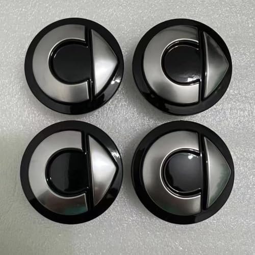 VAPORVERSE 4 Stück Auto Nabendeckel Felgenkappen Ersetzen für Smart fortwo 451 450 452 453 454 54mm Zubehör, Nabenkappen Radnabenabdeckung Wheel Caps