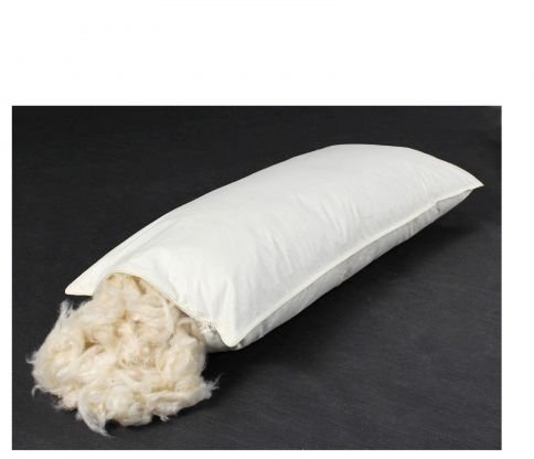 Fränkische Schlafmanufaktur Kapok Naturkissen aus Reiner Pflanzenfaser für Allergiker, 6 Verschiedene Größen Größe 50x50