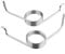 GOZAR 2St Hinterrad Bremssattel Federn Whc01212N 2230121 Für Vw Golf Mk4 1998-2004