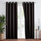 NICETOWN High-End-Thermovorhänge, vollständig verdunkelnder Vorhang, 213,4 cm lang, für Esszimmer, schalldicht, Fenstervorhang, für Flur, Braun, 132,1 cm breit pro Panel, 1 Panel