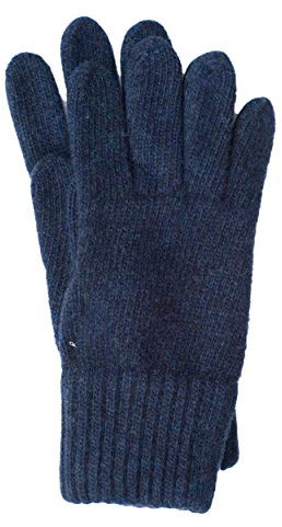 FosterNatur, Kinder Finger Handschuhe/Strickhandschuhe/Wollhandschuhe, 100% Wolle extrafine (4, Cosmos)