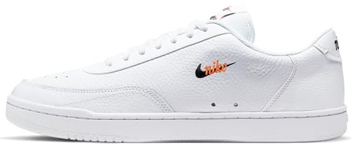 Nike Herren CT1726-100_44,5 Sneakers, Weiß White Total Orange Black, 44.5 EU
