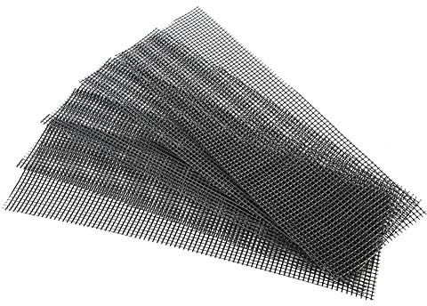 Jenngaoo 5Pcs Almohadilla de Malla para Macetas, Alfombrilla de Rejilla Inferior BonsáI de Plástico, Pantallas Cuadradas para Orificios de Drenaje Que Evitan la Pérdida de Suelo(30 * 10cm)