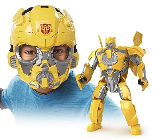 Hasbro Transformers Spielzeug Bumblebee 2-in-1 Maske und Figur zu Transformers: Aufstieg der Bestien, ab 6 Jahren, 22,5 cm