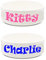 Personalised Cat Bowl water/food pet name ceramic dish rabbit small dog Pink Blue or black text