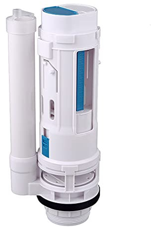 CENPEK White 25cm Height Toilet Flush Valves Replacement Valve Kit Assembly for One Piece Dual Flush Drain Valve Repair