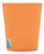 Wellsamed WELLSACUP 100 Stück Pappbecher 180 ml Terracotta-Orange, geeignet für Heiß- und Kaltgetränke, Coffee to Go, Business, Veranstaltungen, Party