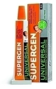 Colla universale trasparente senza solventi tubo 20 ml. Scatola espositrice