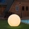MALUX LED Kugelleuchte, Sphäre Gartenleuchten mit 16 Farbe Dimmbar & 4 RGB Beleuchtungsmodi, Wiederaufladbar IP67 Schwimmende Pool Kugellampe für Außen Rasen Hinterhof Patio Teich Inneren (30CM)