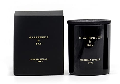 CERERÍA MOLLA 1899 | Premium Kerze Grapefruit & Bay | 1-Docht Aromakerzen | 50 Stunden Brenndauer | Natürliche Duftkerze | Recycelbare Verpackung | Handgemachte Kerze
