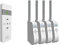 WIR elektronik, eWickler 2 Fenster Funk-Set, eW930-F-M, 4x elektrischer Gurtwickler + 1x Fernbedienung FB-9, für 12-15 mm Gurtband, Aufputz, bis 45 kg, inkl. Netzstecker (4 Fenster)