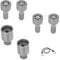 Compatible avec Volkswagen Touareg, Amarok dal - PP14/E BOULONS DE Roue ANTIVOL avec Jante en Alliage ÉCROU ANTIVOL DE Voiture