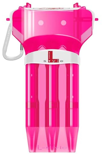 L-Style Dart Case Krystal One von Thor-Sports in diversen Farben/Darts Wallet/Hardcase (Krystal One, pink)