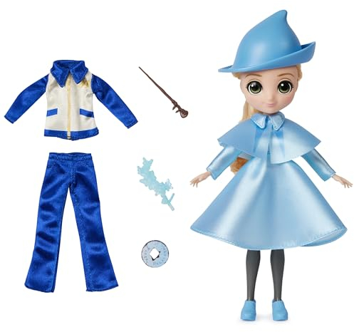 Nanquan Wizarding World Harry Potter, 20,32 cm Fleur Delacour Ensemble cadeau de 10 pièces, avec 2 tenues et 8 accessoires, jouets pour enfants pour les âges de 6 ans et plus