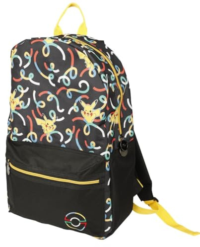 Pokémon Happy Pikachu! Unisex Rucksack multicolor 100% Polyester Fan-Merch, Gaming, Pikachu
