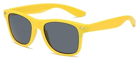 DRERIO Kinder-Sonnenbrille polarisierte Sonnenbrille für Kleinkinder Gelb Navigator-Sonnenbrille UV-Schutz für Jungen, Mädchen, Babys, Kinder, polarisierte Brillen im Alter von 3–8 Jahren (Gelb)