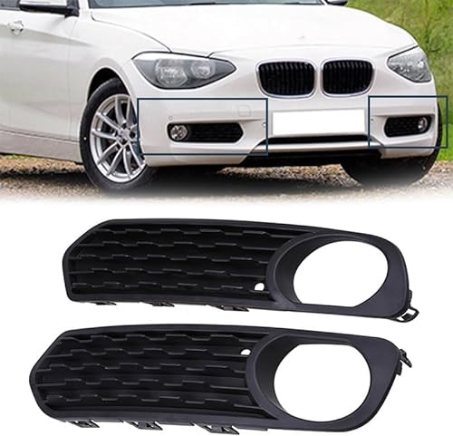 LUISAS Nebelscheinwerfer Gitter für BMW 1 Series F20 F21 116i 118i 120i Pre-Facelift 2011 2012 2013 2014 2015,Vorne Links Rechts Unteren Stoßstange Nebelscheinwerfer Grill Abdeckung Trim