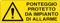 GLOBAL CARTELLO SEGNALETICO UNI - PONTEGGIO PROTETTO DA IMPIANTO DI ALLARME - Adesivo Extra Resistente, Pannello in Forex, Pannello In Alluminio (60x25 cm, Alluminio)