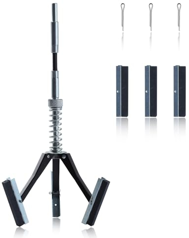 SPEEDWOX Engine Cylinder Hone Tool Adjustable Deglazer With 3-Piece 50mm Long Stones 220 Grit Kit Engine Brake Cylinder Hone Adjustable Deglazer For Grinding Holes From 1-1/4To 3-1/2 Diameter