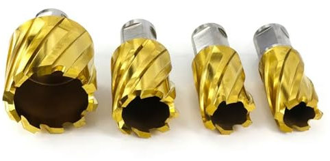 Cortador de sierra perforadora de 12 a 60 mm, broca hueca HSS para taladro magnético, cortador anular para herramienta de perforación de metal