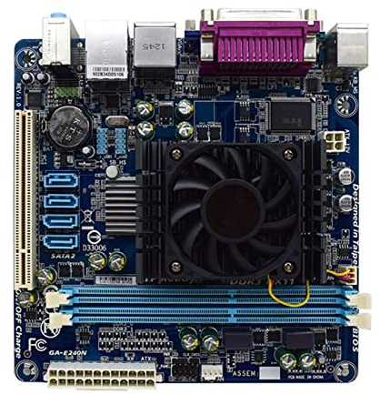 SCOOVY motherboard Fit For Gigabyte GA-E240N Scheda madre desktop. DDR3 16 GB A45. CPU dual-core integrate HTPC SATA2 USB2.0 Mini-ITX Placa-mãe.