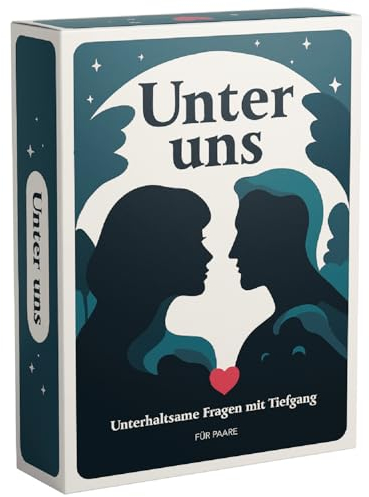 TIPSI Unter Uns - Spiel für Paare zu zweit | Mit lustigen & tiefen Fragen für 2 Personen | Pärchen Geschenke für Männer, Freund & Freundin | Jahrestag Geschenk für ihn & sie oder zum Valentinstag