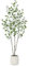 Kazeila Artificial Ficus Tree in White Pot 180cm Artificial Plants Indoor,Large Fake Ficus Tree Plant for Home Office Balcony Bathroom Decor(1Pack)
