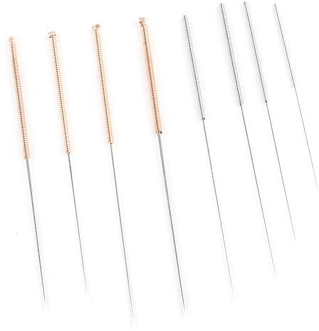Rankomu Nozzle Cleaning Tool 3D Printer Nozzle Cleaning Needle Stainless Steel Tool Kit, 10 Pack, for Unclogging ment Residue, 0.4mm Diameter, Essential Maintenance Accessory