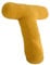 BTGHPI Sofakissen mit englischem Alphabet, Buchstabendruck, pflegeleicht, Plüschkissen, Akzent