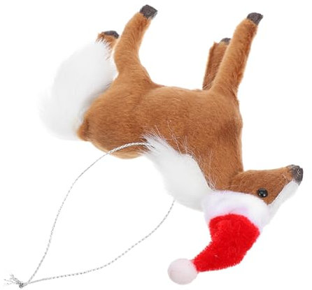 Amosfun Weihnachtliche Mini Pferde Deko Hängend Aus Robustem Material Festlicher Christbaumschmuck Für Baum Tür Wand Und Kamin Vielseitige Xmas Ornament Deko Für Zuhause Und Feiern