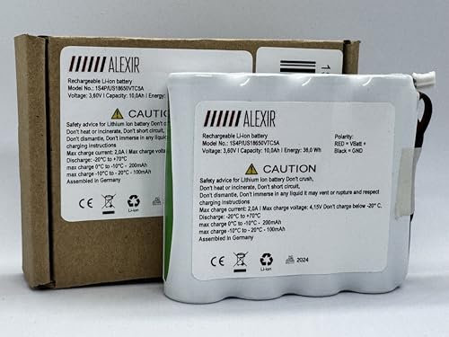 Li-Ion Akkupack 1S4P mit BMS, 4-Zellen US18650VTC5A 3.6V / 10.0Ah (mit Micro JST PH 2.0 2P Stecker)