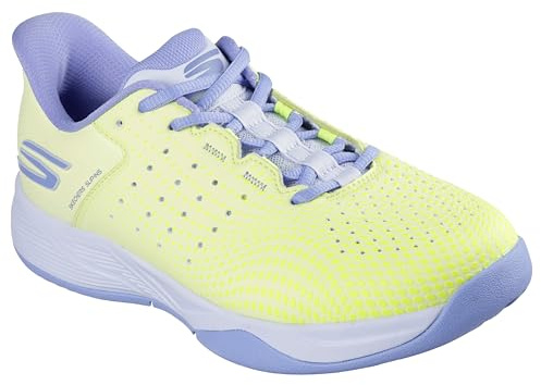 Skechers Scarpe da Ginnastica da Donna Viper Court Reload Hands Free Slip-ins, Lime, 40 EU