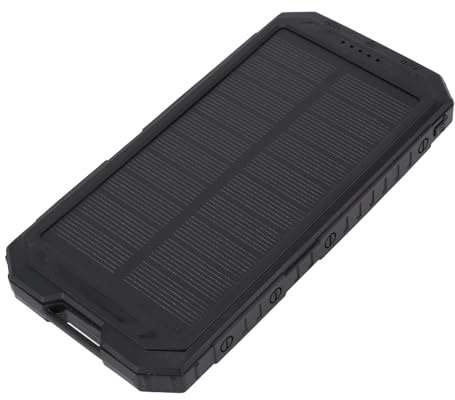 Plyisty Solar Charger Power Bank 6000mAh, PD20W Fast Charging, Portable Solar Phone Charger with Type C Input, Outdoor Compass Light for Hiking Camping