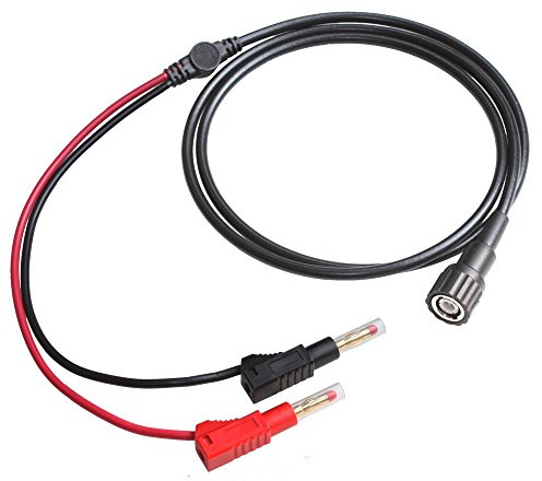 SATKIT Cable Coaxial RG58 BNC Macho a Banana Macho Amass 140 cm para Osciloscopio y Multimetro