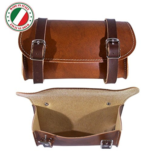 cyclingcolors Tasche BRAUN SATTELTASCHE FAHRRADTASCHE Kunstleder Vintage Fahrrad RENNRAD