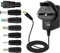EFISH DC 12V 1A 12W Power Supply Adapter,Cord for Power Plug for 12V Small Electronic Equipment,LED Strips,WiFi Routers,CCTV Camera,Hub,Telekom,Speedport,Scanner,Switch,Door Bell+7 Different Plugs