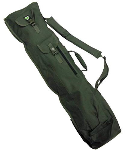 Carp On - Borsa da pesca 600D verde a 4 canne da pesca QUIVER borsa da pesca (120 x 33 cm) - per trasportare i bagagli da pesca - Utilizzare sul fiume o sulla riva [27-2130]