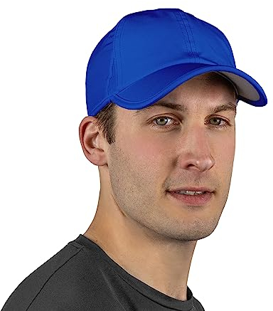 TrailHeads Cap Herren Sommer Mit UV-Schutz - Schnell Trocknende Sport Kappe - UPF 50 Laufkappe - königsblau