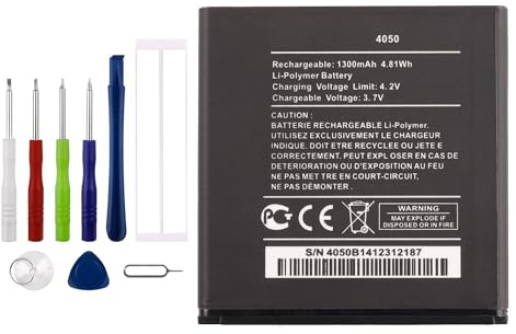 Batería Wiko 4050 para Wiko Sunset 2 Sunny, Wiko Goa con kit de herramientas