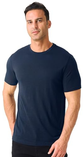 Merino Protect Laine Merinos T-Shirts à Manches Courtes Homme Leger Tee Shirt Vetement sous Vêtement Thermique