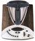 Deko Schutz Aufkleber kompatibel mit Küchenmaschine Thermomix TM31 Design Sticker Klebefolie Zubehör Küchengerät wasserfest selbstklebend R182 (13 Holz)
