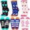 Belloxis Krankenschwester Socken Krankenschwester Geschenke Socken Damen 39 – 42 Lustige Bunt Witzige Baumwollsocken Krankenschwester Zubehör Geschenke für Frauen