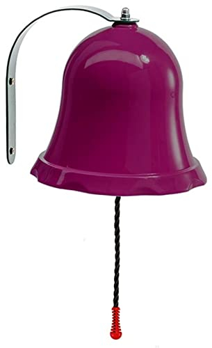 Spielzeug Glocke für Kinderspielhaus und Spielturm Magenta Zubehör Spielhaus Stelzenhaus
