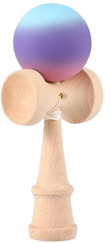 DUPLUSFUN Kendama Buche DREI Farbverlauf Kendama Elastic und Cup Balancing Spiel Spielzeug für Kinder Professioneller geschickter Jonglierball
