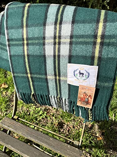 Wollen Tartan Plaid Cape Breton - Sustainable - Warm - Wool Soft - Classic - Recycled Wool