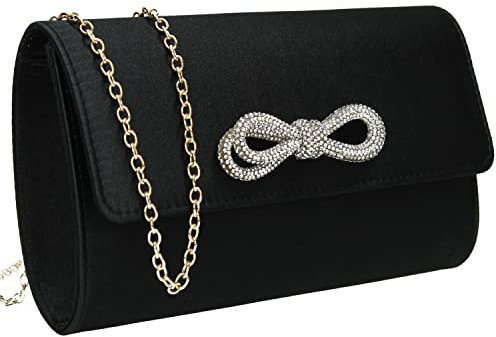 SwankySwans Daphne, Pochette Donna, Nero, One Size